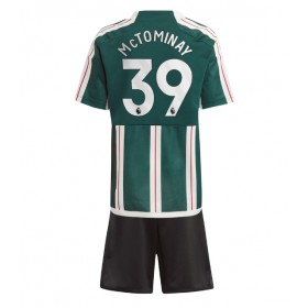 Manchester United Scott McTominay #39 Borta Kläder Barn 2023-24 Kortärmad (+ Korta byxor)